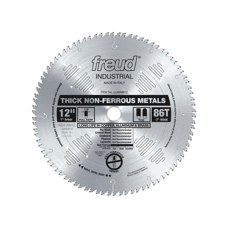 Freud | LU89M012 12" Thick Non - Ferrous Metal Blade - Mississauga Hardware Centre IncFREUDLU89M012