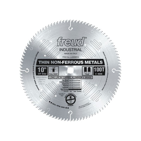 Freud | LU90M010 10" Thin Stock Non - Ferrous Metal Blade - Mississauga Hardware Centre IncFREUDLU90M010