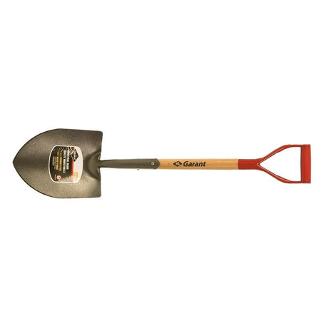 Garant GFR2D Round point shovel, wood handle, D - grip - Mississauga Hardware Centre IncGARANTGFR2D