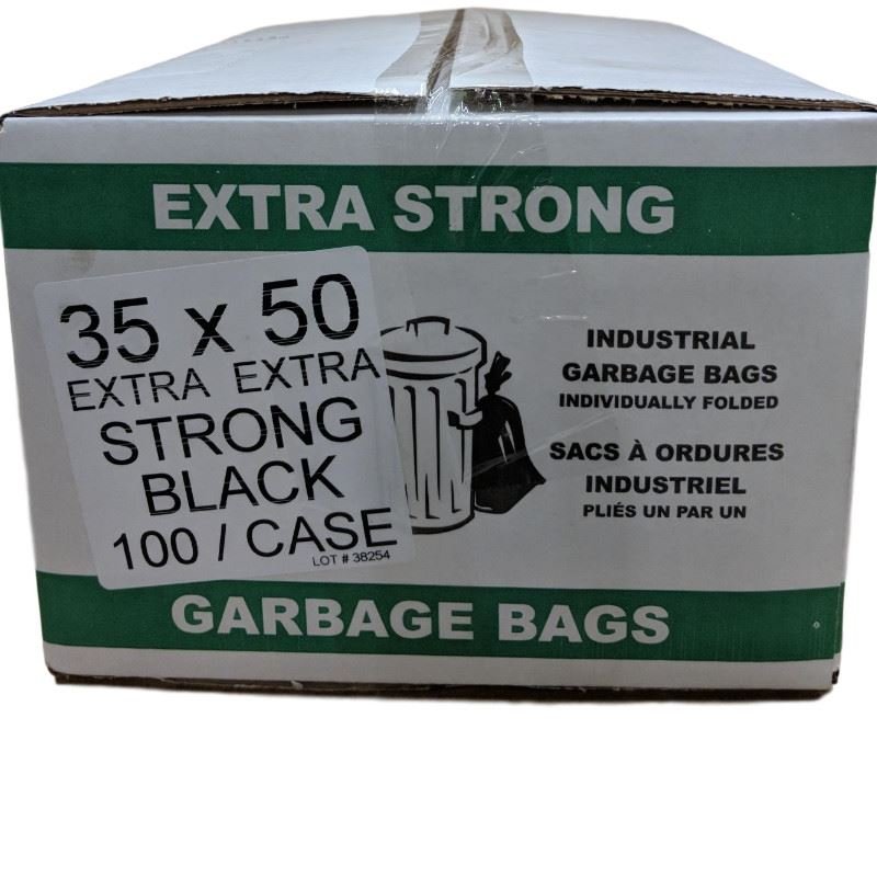 Garbage Bags 35 x 50 Extra Heavy Duty - Mississauga Hardware Centre IncMHCGBAG3550XXSBLACK