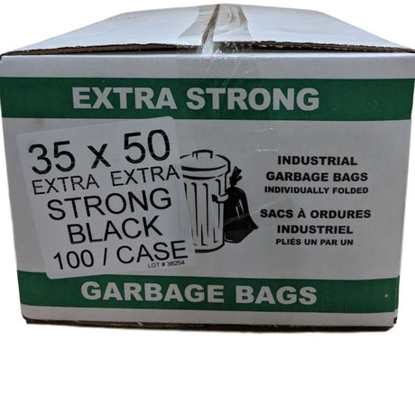 Garbage Bags 35 x 50 Extra Heavy Duty - Mississauga Hardware Centre IncMHCGBAG3550XXSBLACK