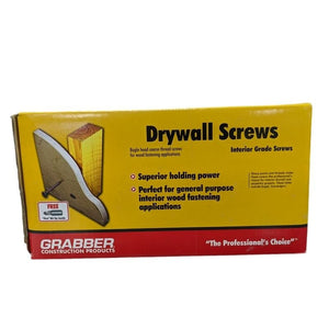Grabber Drywall Screws 1 - 1/4in Coarse Thread - Mississauga Hardware Centre Inc
