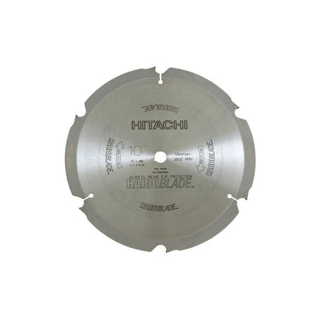 Hitachi | 18108 10" x 6 Tooth Miter Table Saw Hardi Blade - Mississauga Hardware Centre IncHitachi18108