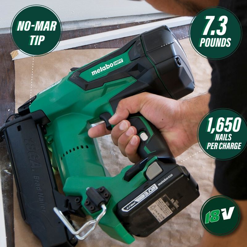 Hitachi NT1850DESM 18V Cordless 2 Inch 18 Gauge Brad Nailer - Mississauga Hardware Centre Inc