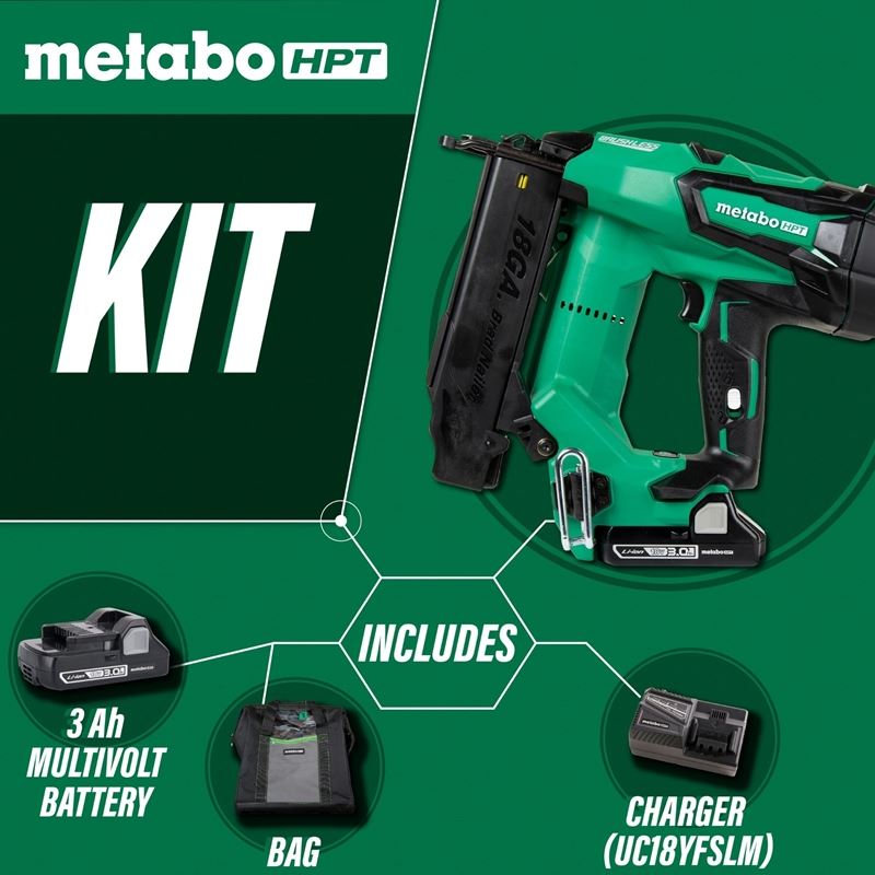 Hitachi NT1850DESM 18V Cordless 2 Inch 18 Gauge Brad Nailer - Mississauga Hardware Centre Inc