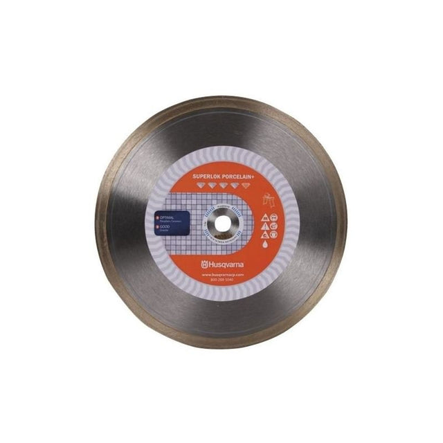 Husqvarna 542761276 Superlok Porcelain + 10" Diamond Blade - Mississauga Hardware Centre IncHUSQVARNA542761276
