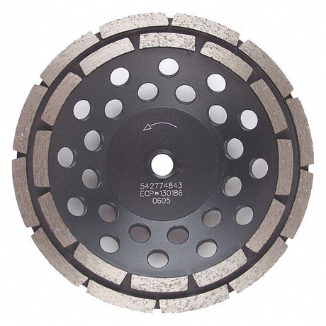 Husqvarna 542774843 7 in Segmented Vari - Grind Double Row Diamond Cup Wheel - Mississauga Hardware Centre Inc