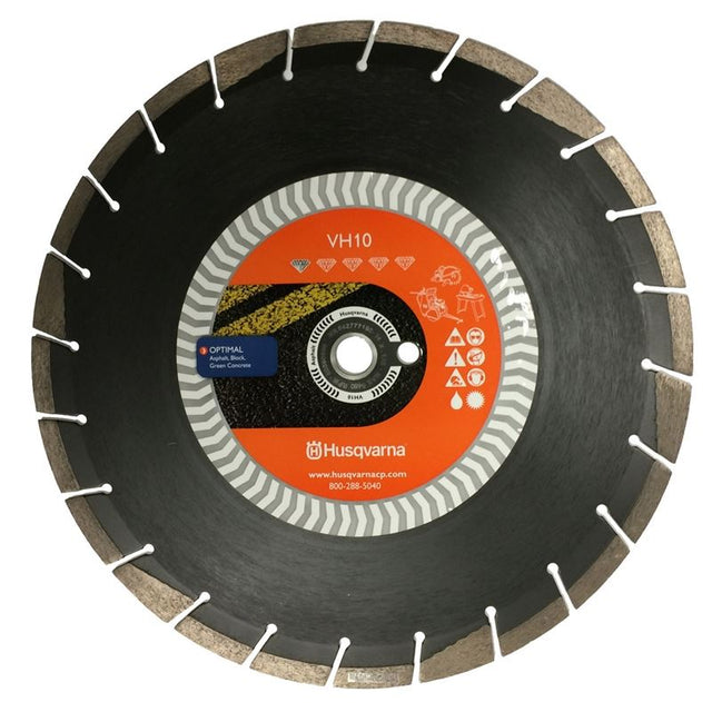 Husqvarna 542777195 14 in. VH10 Asphalt Cutting Diamond Saw Blade - Mississauga Hardware Centre Inc