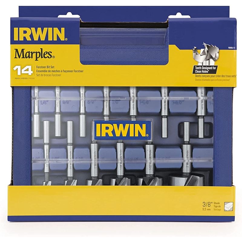 IRWIN 1966893 14 PC Forstner Bit Set (Marples) - Mississauga Hardware Centre Inc