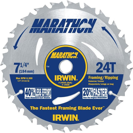 Irwin 24030 7 - 1/4in x 24T Framing Blade - Mississauga Hardware Centre Inc