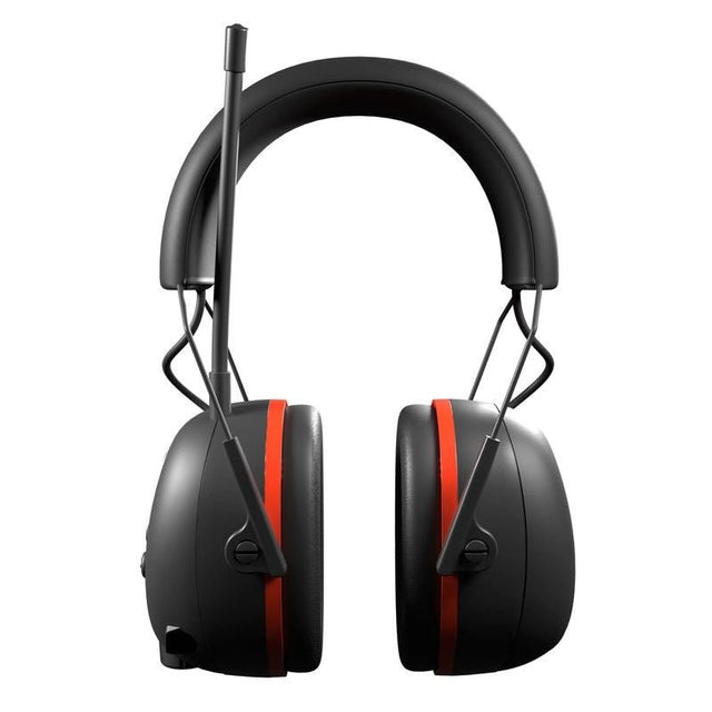 ISOtunes IT - 91 AIR DEFENDER AM/FM EARMUFF - BLACK/SAETY RED - Mississauga Hardware Centre Inc