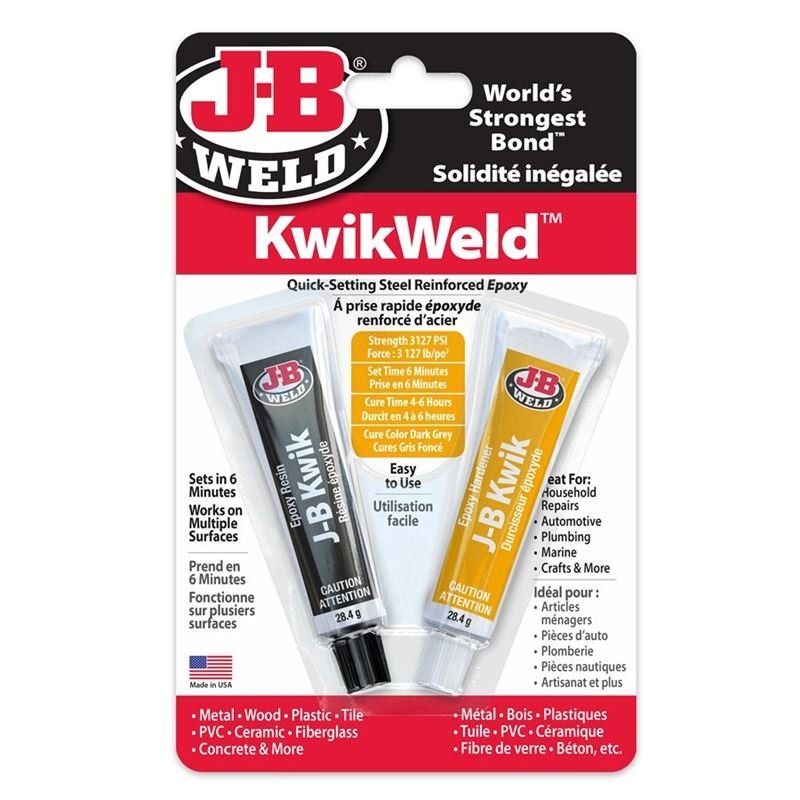 J - B WELD KWIKWELD TWIN TUBE - 2 OZ - Mississauga Hardware Centre Inc