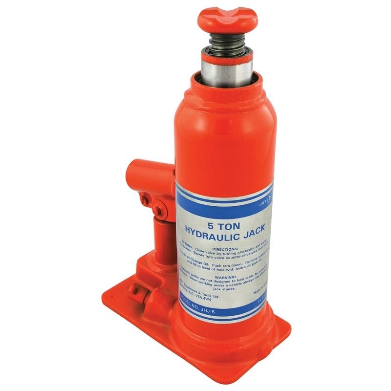 Jet 140102 3 Ton Jet Hydraulic Bottle Jack - Super Heavy Duty - Mississauga Hardware Centre IncJet140102