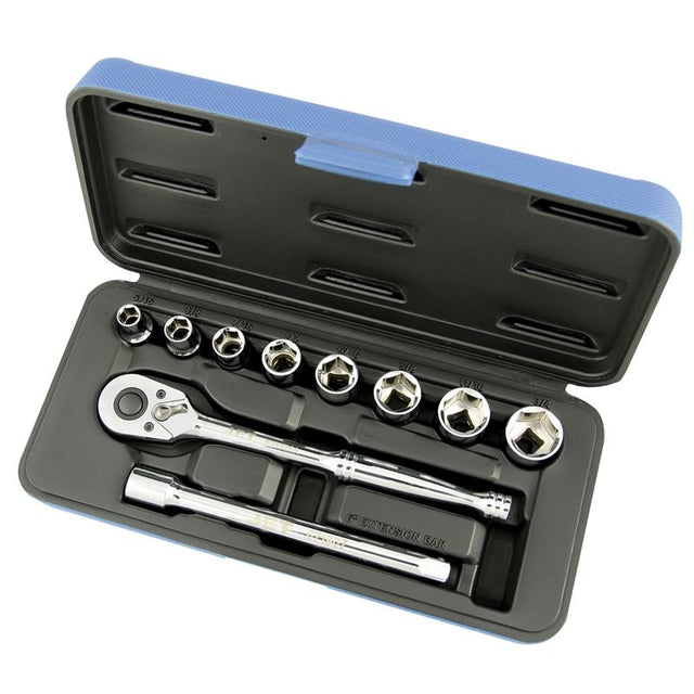 Jet 600223 11 Pc 3/8 Dr S.a.e. Socket Wrench Set - 6 Point - Mississauga Hardware Centre IncJET600223