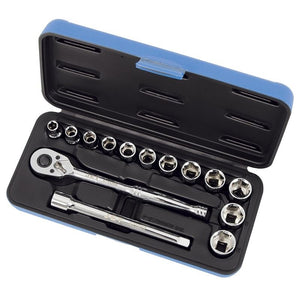 Jet 600226 15 Pc 3/8 Dr Metric Socket Wrench Set - 6 Point - Mississauga Hardware Centre IncJET600226