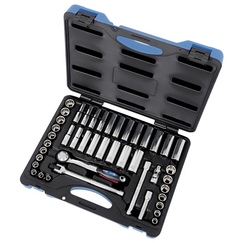Jet 600242 45 Pc 3/8 Dr S.a.e./metric Socket Wrench Set - 12 Point - Mississauga Hardware Centre IncJET600242