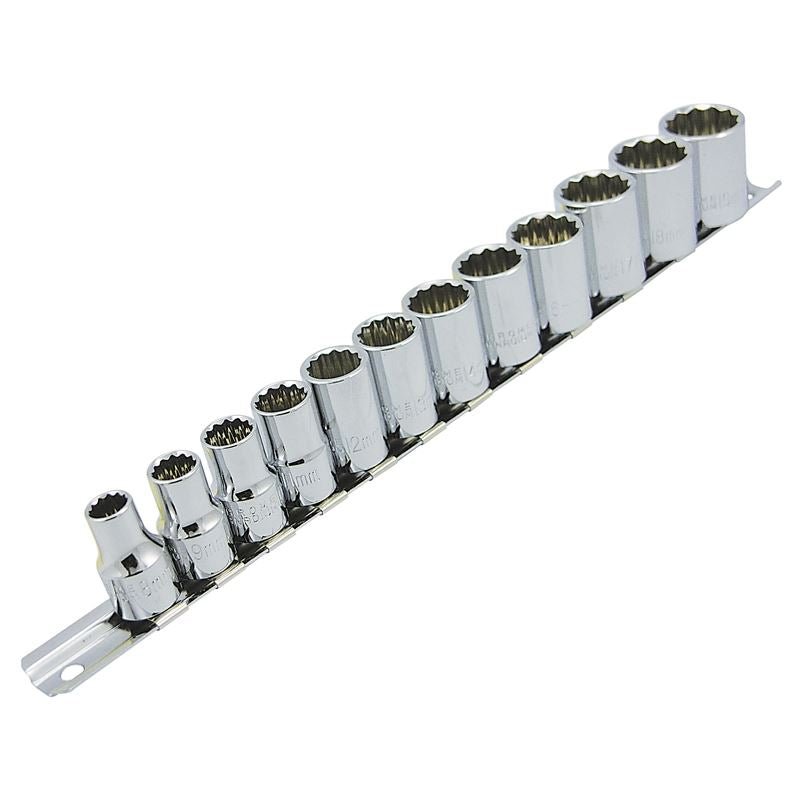 Jet 601234 12 Pc 3/8 Dr Metric Socket Set - 12 Point - Mississauga Hardware Centre IncJET601234