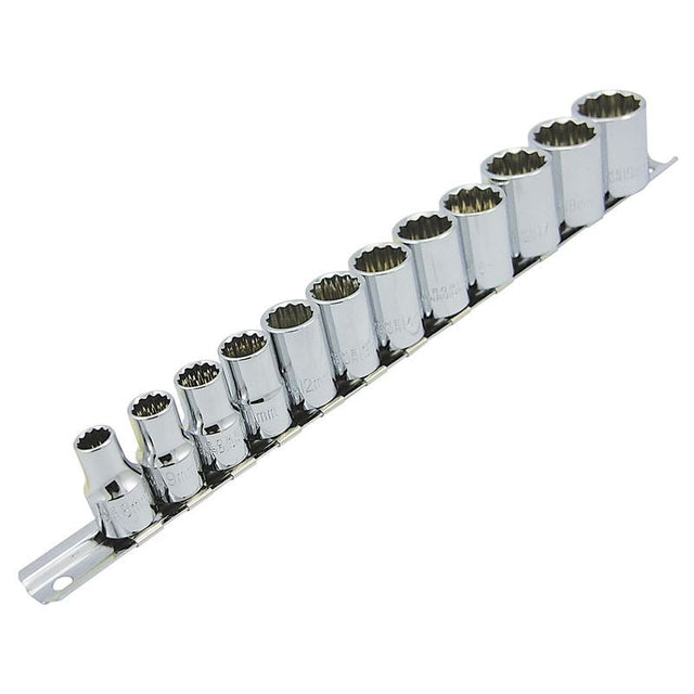 Jet 601234 12 Pc 3/8 Dr Metric Socket Set - 12 Point - Mississauga Hardware Centre IncJET601234