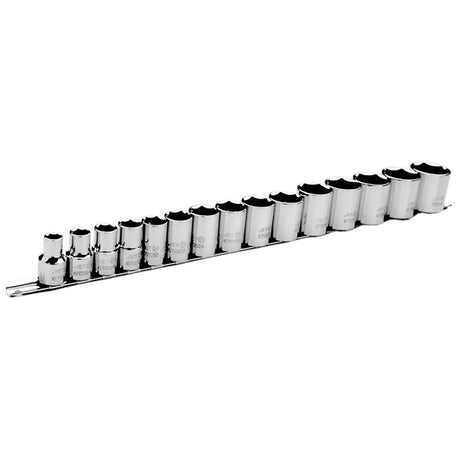 Jet 601316 15 Pc 1/2 Dr S.a.e. Socket Set - 6 Point - Mississauga Hardware Centre IncJet601316