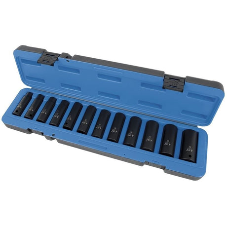 Jet 610310 12 Pc 1/2 Dr Deep Metric Impact Socket Set - 6 Point - Mississauga Hardware Centre IncJET610310