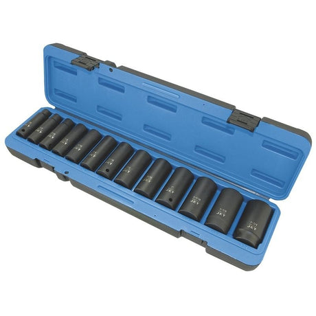 Jet 610323 13 Pc 1/2 Dr Deep S.a.e. Impact Socket Set - 6 Point - Mississauga Hardware Centre IncJET610323