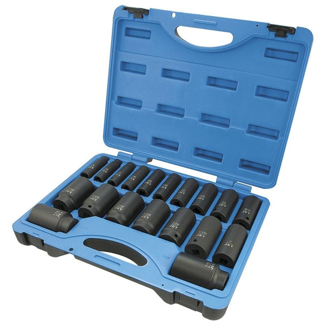 Jet 610329 19 Pc 1/2 Dr Deep S.a.e. Impact Socket Set - 6 Point - Mississauga Hardware Centre IncJET610329