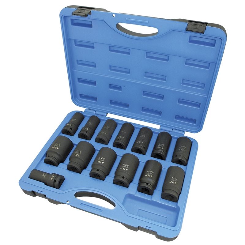 Jet 610406 14 Pc 3/4 Dr Deep S.a.e. Impact Socket Set - 6 Point - Mississauga Hardware Centre IncJET610406