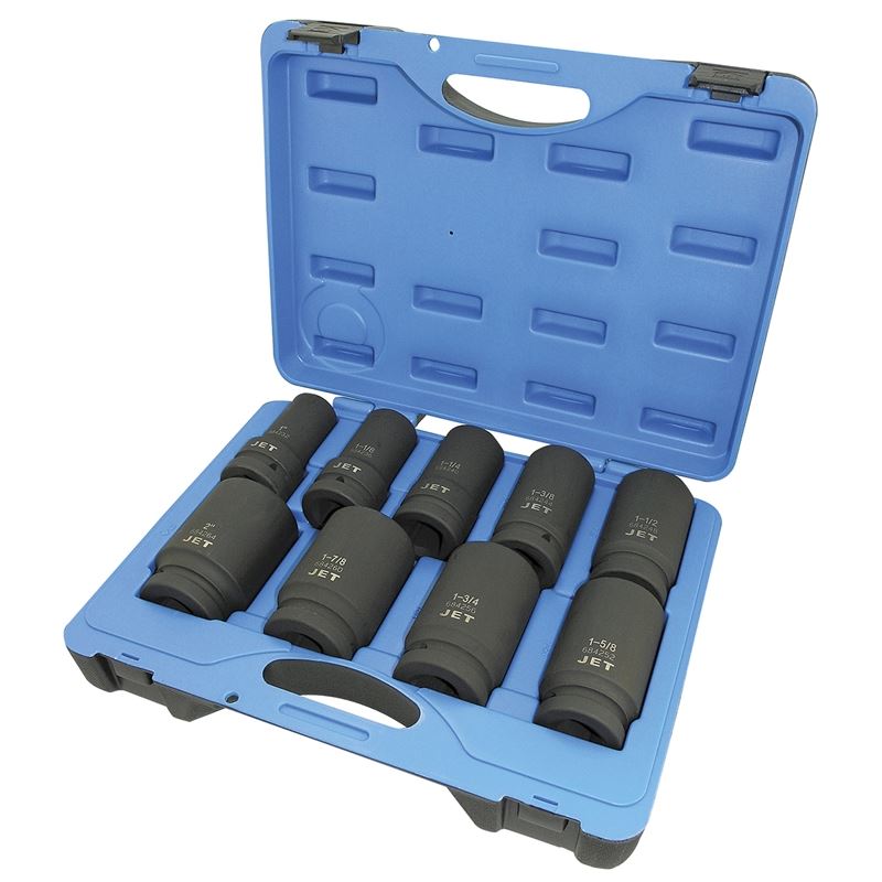 Jet 610503 9 Pc 1 Dr Deep S.a.e. Impact Socket Set - 6 Point - Mississauga Hardware Centre IncJET610503