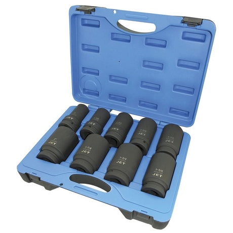 Jet 610503 9 Pc 1 Dr Deep S.a.e. Impact Socket Set - 6 Point - Mississauga Hardware Centre IncJET610503