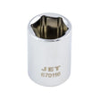 Jet 670114 1/4 Dr X 7/16 Regular Chrome Socket - 6 Point - Mississauga Hardware Centre IncJET670114