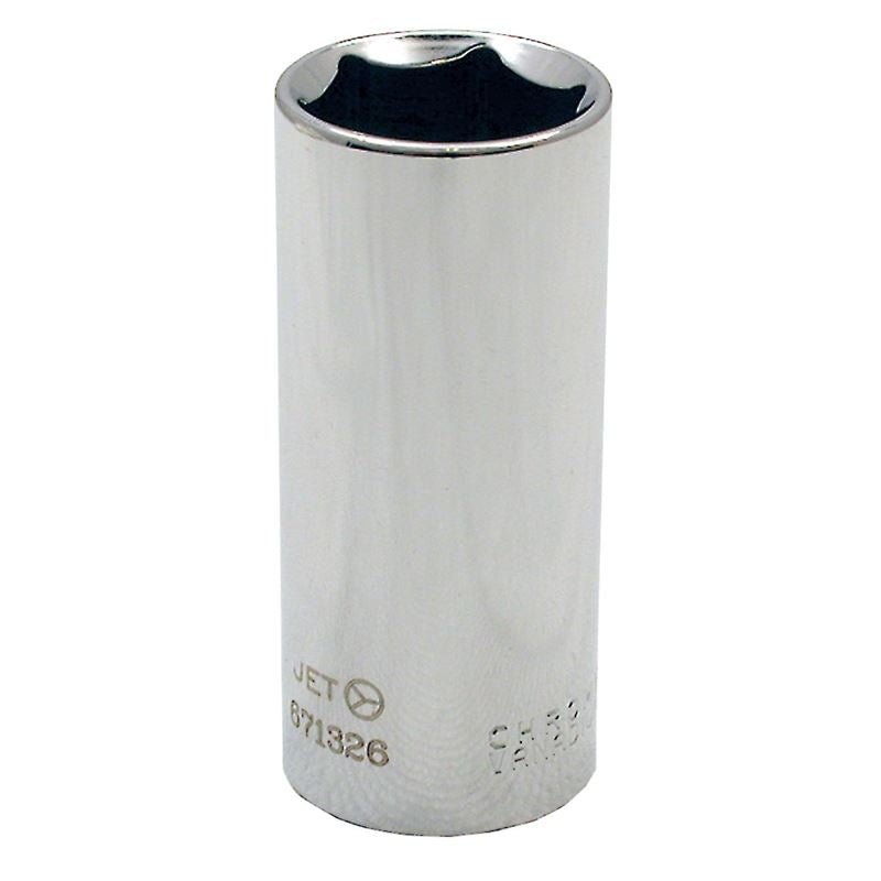 Jet 671328 3/8 Dr X 7/8 Deep Chrome Socket - 6 Point - Mississauga Hardware Centre IncJET671328