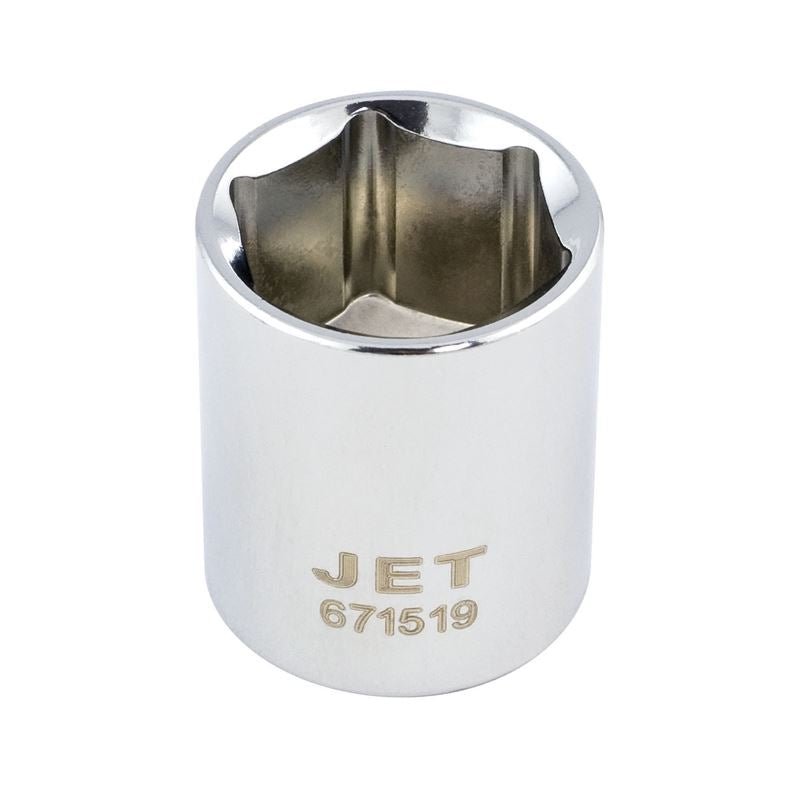 Jet 671524 3/8 Dr X 24mm Regular Chrome Socket - 6 Point - Mississauga Hardware Centre IncJet671524