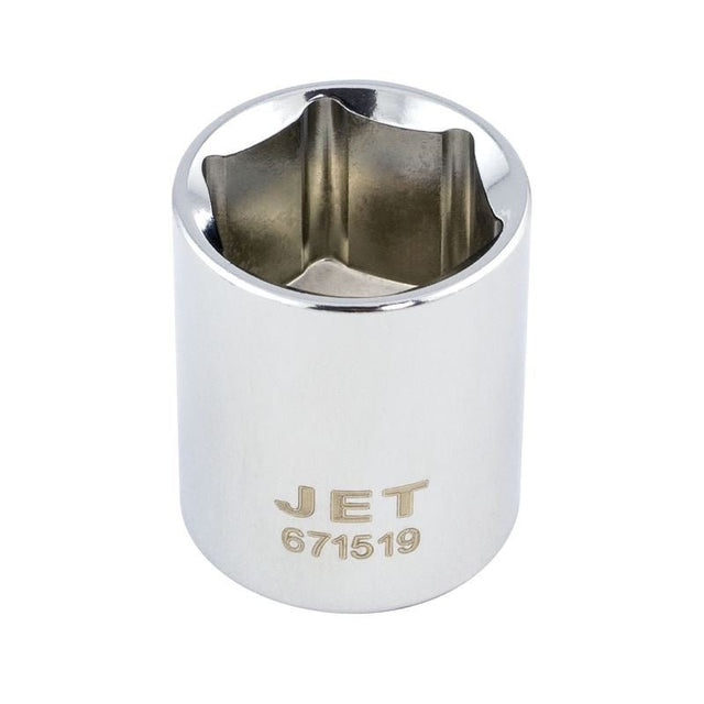 Jet 671524 3/8 Dr X 24mm Regular Chrome Socket - 6 Point - Mississauga Hardware Centre IncJet671524