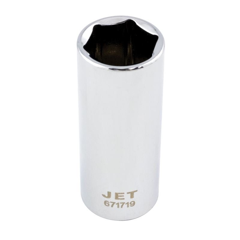 Jet 671717 3/8 Dr X 17mm Deep Chrome Socket - 6 Point - Mississauga Hardware Centre IncJET671717