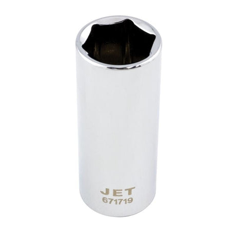 Jet 671717 3/8 Dr X 17mm Deep Chrome Socket - 6 Point - Mississauga Hardware Centre IncJET671717