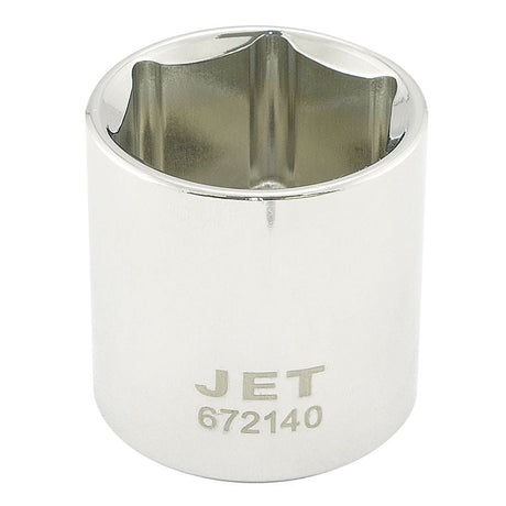 Jet 672116 1/2 Dr X 1/2 Regular Chrome Socket - 6 Point - Mississauga Hardware Centre IncJET672116