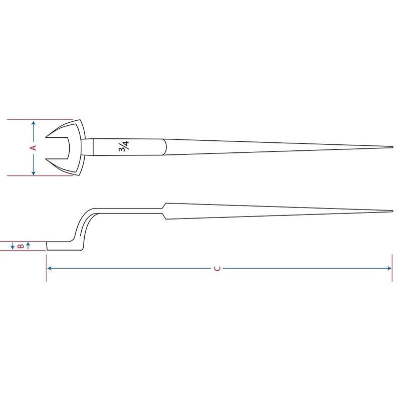 JET 719157 1 - 1/8IN OPEN END STRUCTURAL WRENCH - Mississauga Hardware Centre Inc