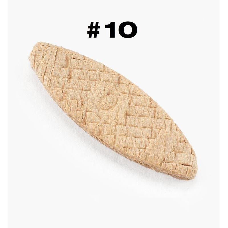 JJS Compressed Hardwood Biscuits for Wood Joining - 10 - Mississauga Hardware Centre Inc