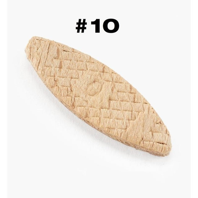 JJS Compressed Hardwood Biscuits for Wood Joining - 10 - Mississauga Hardware Centre Inc