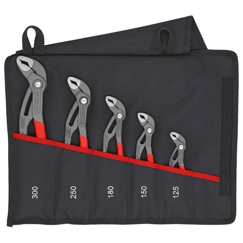 Knipex 00 19 55 S5 5 Pc Cobra Set in Tool Roll - Mississauga Hardware Centre Inc