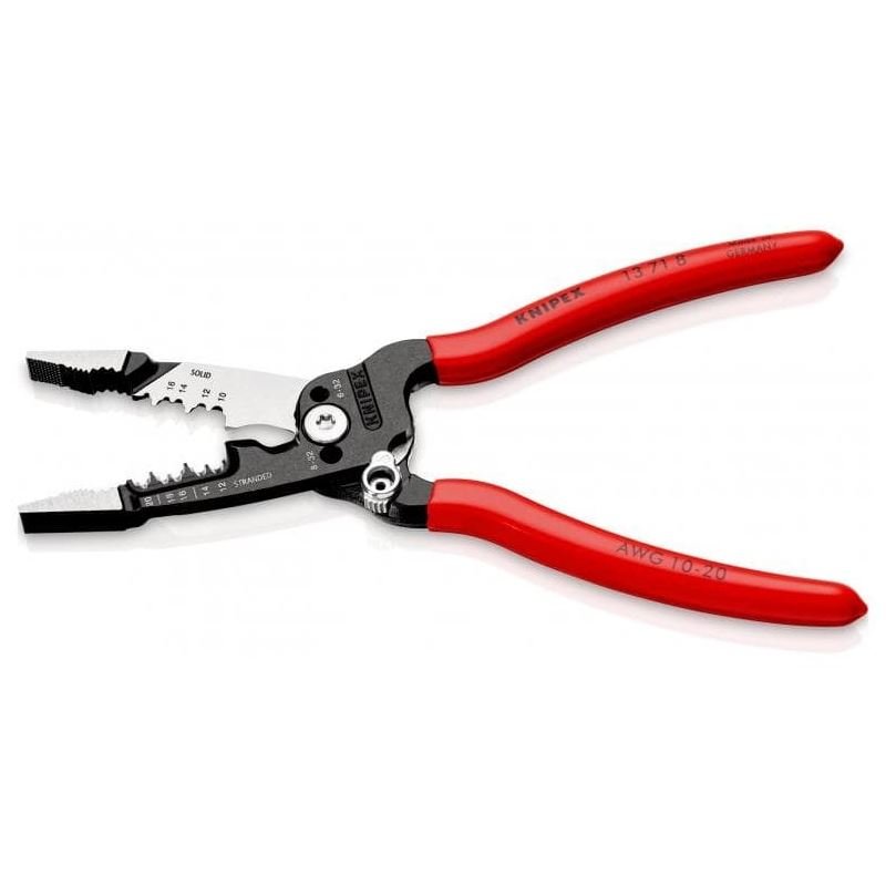 KNIPEX 13 71 8 SBA WireStripper Multifunction Electrician Pliers American style - Mississauga Hardware Centre Inc
