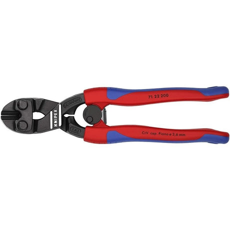 KNIPEX 7122200SBA 8 in CoBolt Compact Bolt Cutter Multi - Component, 20 Degrees Angled - Mississauga Hardware Centre Inc