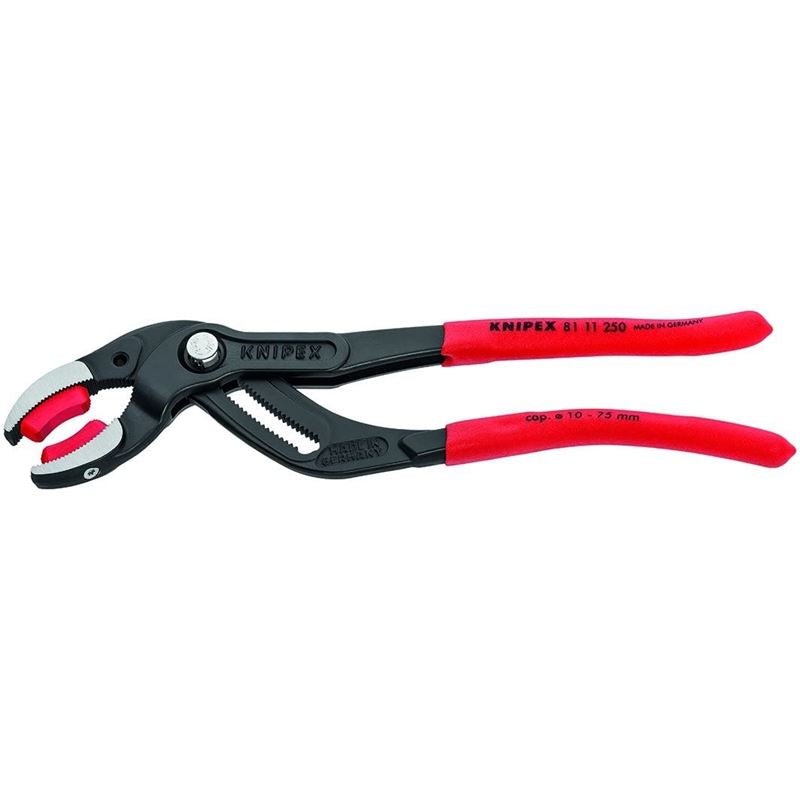 KNIPEX 81 11 250SBA 10 in Pipe Gripping Pliers w/ Replaceable Plastic Jaws - Mississauga Hardware Centre Inc