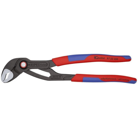 KNIPEX 87 22 250 SBA 10in Cobra QuickSet Water Pump Pliers - Mississauga Hardware Centre Inc