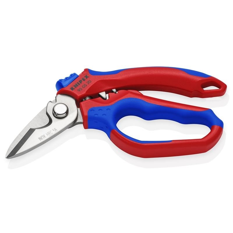 KNIPEX 95 05 20 US 6 - 1/4in Angled Electricians' Shears - Mississauga Hardware Centre Inc