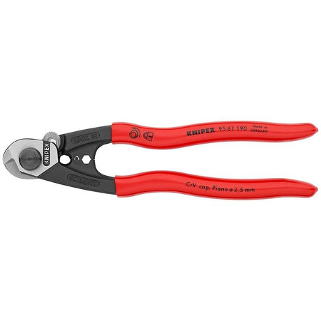 Knipex 95 61 190 Wire Rope Cutter - Mississauga Hardware Centre IncKnipex95 61 190 SBA