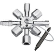 KNIPEX @001101 3 - 1/2 in TwinKey Universal Control Cabinet Key - Mississauga Hardware Centre Inc