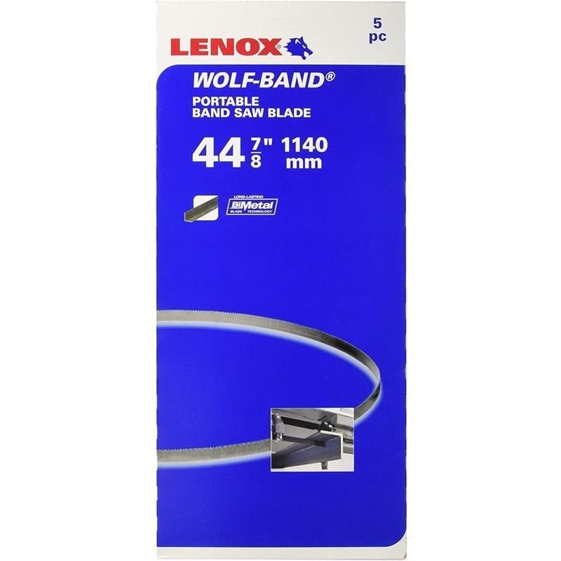 Lenox 44 - 7/8 in Bandsaw Blades (5 PACK) - Mississauga Hardware Centre Inc