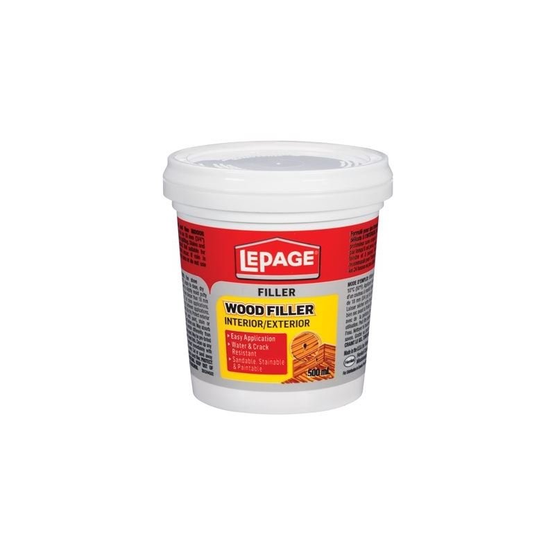 LEPAGE WOOD FILLER INTERIOR / EXTERIOR 500ML 462073 - Mississauga Hardware Centre Inc