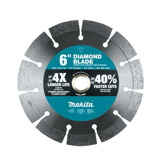 Makita A - 94683 4 - 1/2" DIAMOND BLADE SEG RIM F/GENERAL HARD MATERIAL - Mississauga Hardware Centre IncMakitaA-94683